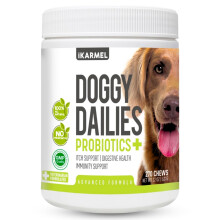 Doggy Dailies Probiotics for Dogs - Canine Supplements for Digestive and Immunity Support - Skin Health and Itch Support - Vitamin Treats - Veterinari