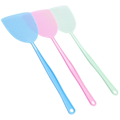 XIAOLE Fly Swatter Set Plastic 3 pcs 17.5 inch 1