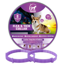 Dog Repellent Treatment, 2Pack Repellent Collar Waterproof Adjustable Sizes