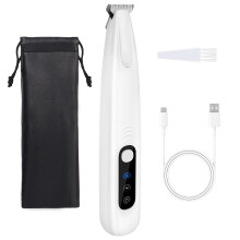 ETACCU Dog Paw Trimmer, Ultra-Quiet Pet Paw Hair Clipper with LED Light - Electric Calm Clippers Shaver for Cats Grooming Tool for Eyes, Ears, Face &
