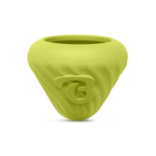 Benebone Natural Rubber Cone Interactive Enrichment Treat Dispensing Dog Toy - Slow Feeder - Great for Meals and Boredom