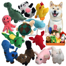 LEGEND SANDY Squeaky Plush Dog Toy Pack for Puppy, Small Stuffed Puppy Chew Toys 12 Dog Toys Bulk with Squeakers