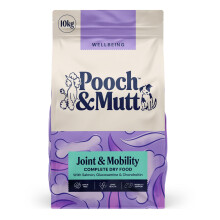 Pooch & Mutt - Joint Care Complete Dry Dog Food Grain Free (Regular Sized Kibble), for Mobility Support and Joint Aid, Salmon and Sweet Potato, 10kg