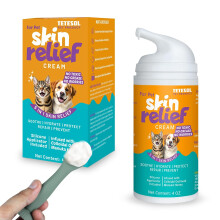 Tetesol Dog Moisturiser for Itchy Dry Flaky Skin, Hot Spot, Rash Sores 100g