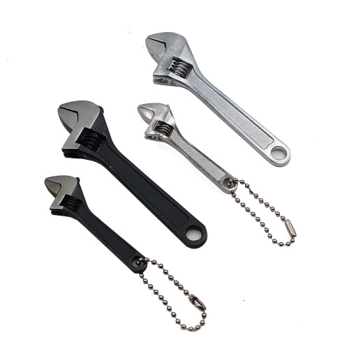 Adjustable Mini Wrench For Home And-4 inch 100mm Silver 2
