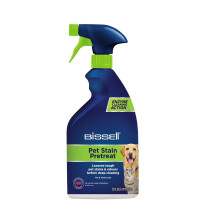 BISSELL Stain Pre-Treat Pet Spray, Stain Remover, Carpet Stain Remover Helps Removes Tough Pet Stains & Odours, Pet Carpet Cleaner, 650 ml,