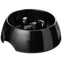Rosewood Anti-Scoff Slow Feeder Dog Bowl – Medium Heavy-Duty Melamine Food Bowl for Small to Medium Breeds – Aids Digestion & Reduces Gulping –