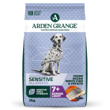 Arden Grange Sensitive grain free light/senior ocean white fish & potato 2kg