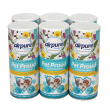 airpure PET Proud Carpet Freshener, Odour Eliminator, Flowers Fragrance, White (