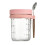 Practical Kitchen Gadget Glass Overnight Oats Jar with-Yellow 7