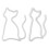 Cat Shaped Neon Light LED Decor, 23.5cm Blue, USB/Battery Powered 1