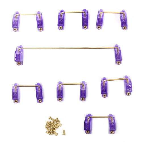 Mechanical Keyboard Stabilizer 6.25U/2U with Gold Wire Keycap Accessory 2