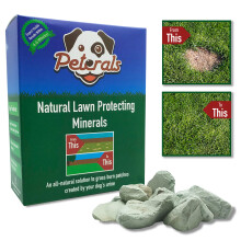 Peterals 600g | All-Natural Dog Urine Neutraliser | Mineral Rocks for Water Bowls to Prevent & Repair Dog Grass Burn Patches