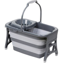 Foldable Mop Bucket with Wringer 20L Capacity Collapsible Space Saving Cleaning Bucket