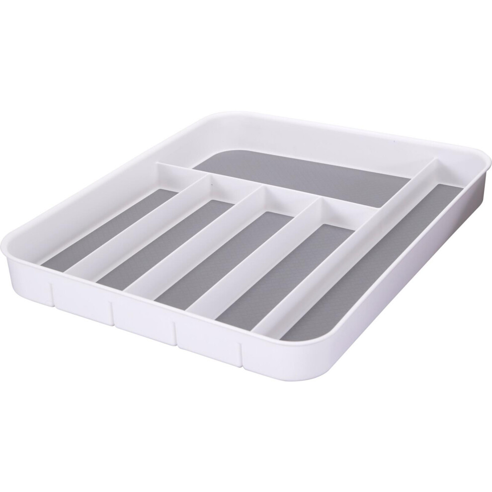 Koopman Large Cutlery Tray 41Cm X 33Cm Kitchen Drawer Organiser Polypropylene Plastic Utensil Storage Insert For Spoons Forks And Knives - Image 3