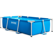 Rectangular Metal Frame Family Pool