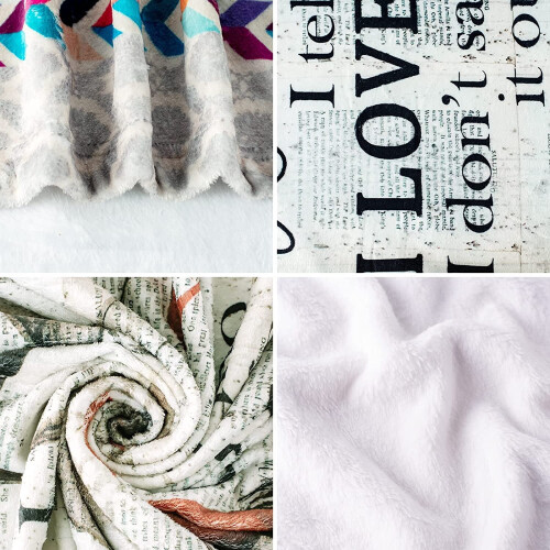 Romantic Throw Blanket for Wife Grey 130x150cm 2