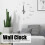Frameless Acrylic Mirror Wall Clock - Silver, DIY Home Office Decor 10