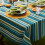 Nappe intérieure/extérieure à rayures, motif plage, 60 x 120 cm 4
