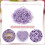 Paars snipperpapier als vulmiddel, 7 oz, 4 sets 2