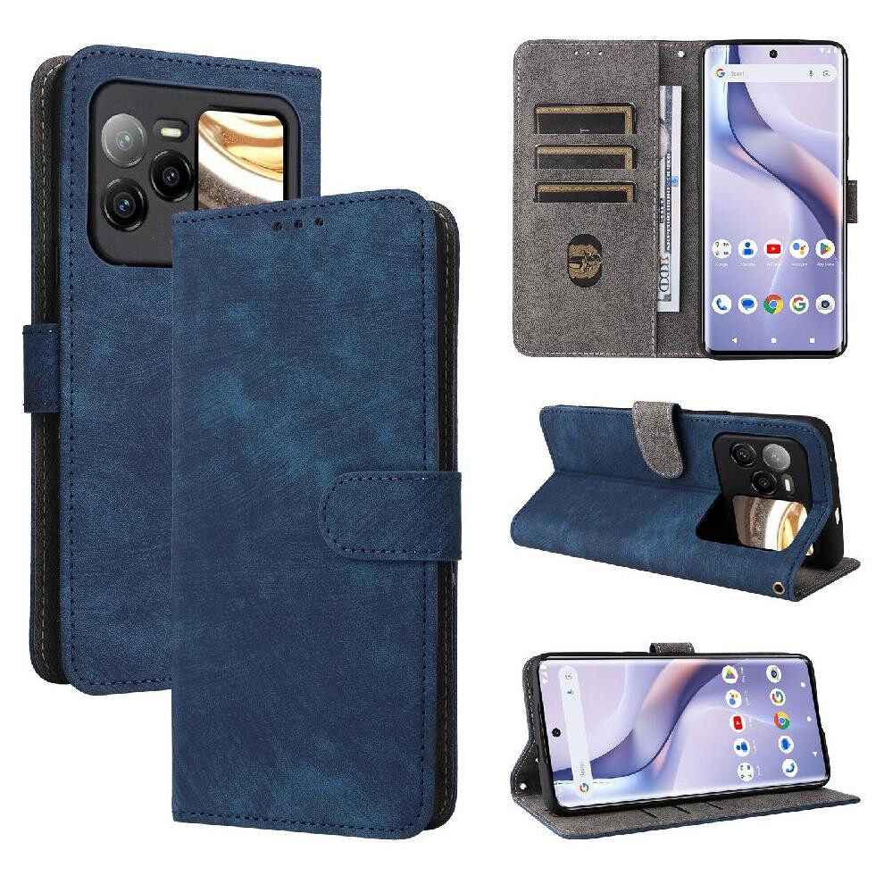 () Case For Blu Bold N4 Card Slots Cover Magnetic Closure Flip Folio Wallet Rfid Blocking Pu Leather 764563215591