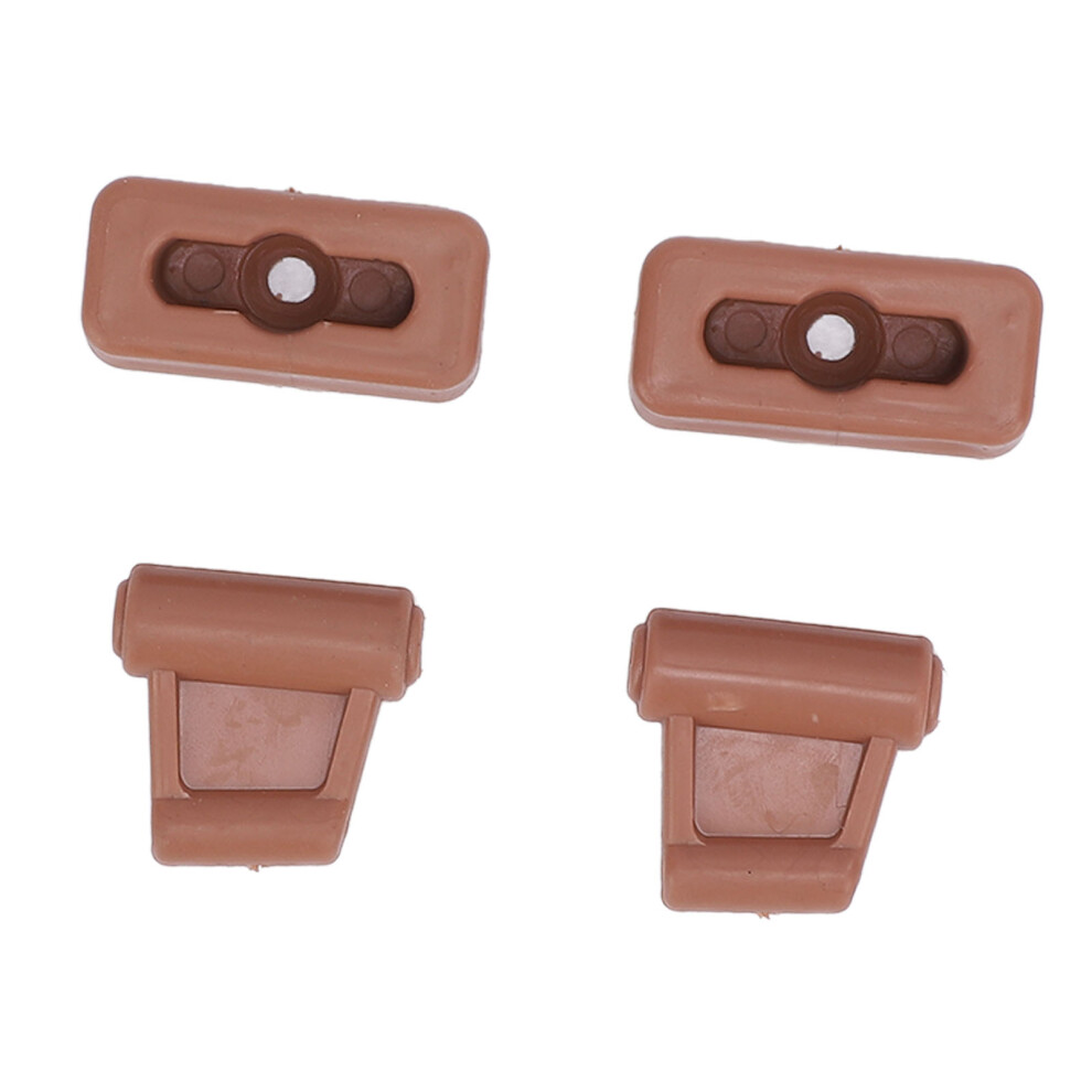 High Strength Plastic Sun Visor Clips For R107 1971-1989 Tan 6931391832380