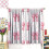 Watercolor Red Bow Curtains Abstract Confetti Pink Polka 3