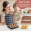 Multi Waffles Maker 16 Waffle Molds Nonstick Waffle Iron with Quick Heat- Nonstick  Waffles Maker EU Plug 6