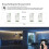 Kit Controller per Strisce LED CCT con Telecomando A Radiofrequenza, Compatibile con Tuya, Controllo Multizona 4