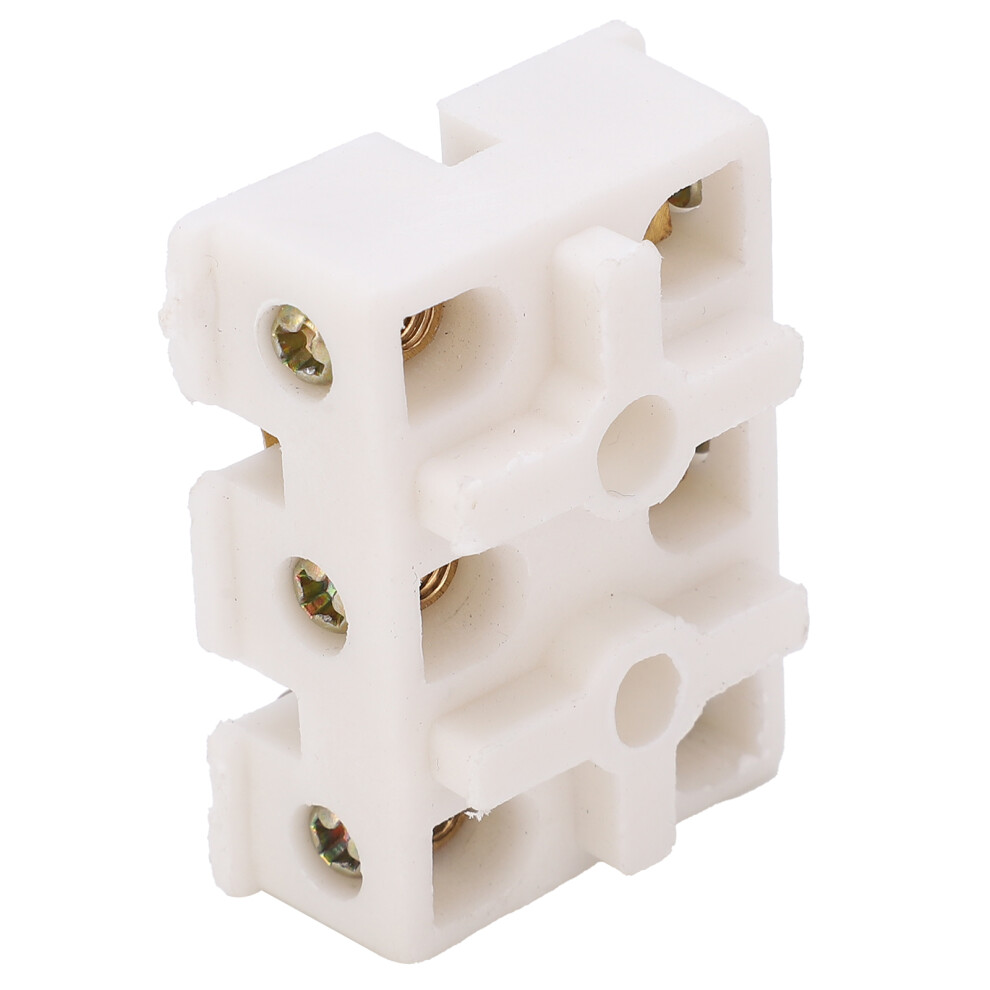 Plug-In Terminal Block Strip Flameretardant Plastic 2.5Mmâ² Capacity White 8411391833177