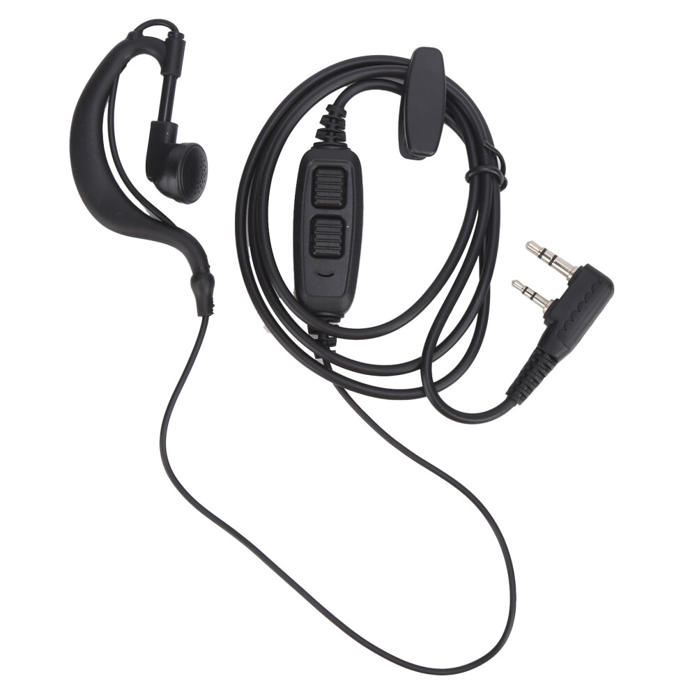 Dual Ptt Walkie Talkie Earpiece Headset For Uvâ82 Uvâ89 Uv8d 4681391833239