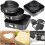 True Face 3PK Springform Cake Tins Non Stick Bake Set 1
