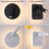 Mounted Eye Protection Rotatable Wall Reading Light Full Spectrum Spotlight LED Lamp Sconce Bedside Square White 2