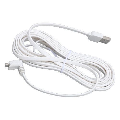 Security Camera Charging Cable 7.6m/24.9ft PVC USB Water-Resistant Extension 1