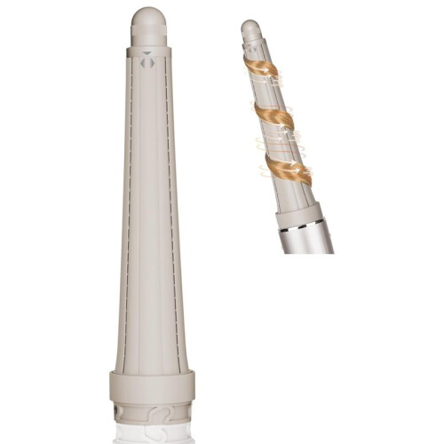 Acessório de Cilindro Cônico para Modelador de Cachos Longo para  FlexStyle de 0,78 A 1,4 Polegadas com Ondas Texturizadas 1