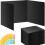 Set of 24 Plastic Study Partitions Ideal for School and-Black 3