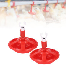 2 Pack PP G3/4 Automatic Poultry Waterer for Chickens Ducks Geese Drinking Bowl