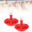 2 Pack PP G3/4 Automatic Poultry Waterer for Chickens Ducks Geese Drinking Bowl 1
