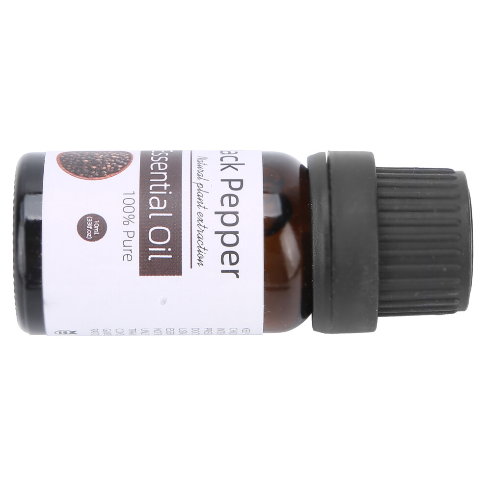 Black 10Ml Nonirritating Pepper Essential Oil For Massage & Aromatherapy