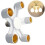 E27 Base Socket Splitter LED Bulb Lamp Holder 5in1 LED Lamp Socket Light Bulb Adapter Holder 2