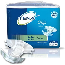 "Vollschutz (Slip) - TENA - Slip Super - Größe L (92-144 cm) - 28 Einheiten - Absorption 2624 ml"