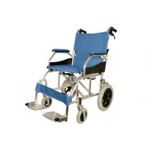 Sedia a rotelle - Ultra-leggera - 9,5 kg - Pieghevole - Ruote posteriori pneumatiche 30 cm