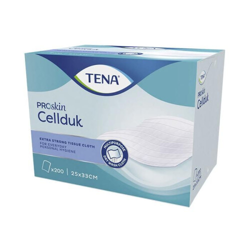 Tena Tena Cellduk Einweg-Cellulose 25cm x 33cm 200 Einheiten
