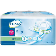 Wechsel komplett - TENA - Slip Super Größe S - 30 Windeln - Absorption 1697 ml - Harn- und Stuhlinkontinenz