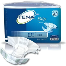 Wechsel komplett Erwachsene - TENA - Slip Plus Medium - Mittlerer Fluss - 30 Einlagen - Unisex