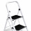 Oypla Oypla Foldable 4 Step Ladder Stepladder Non Slip Tread Safety Steel Step 5
