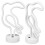 Bird Shape Neon Light Desktop Night Light USB/Battery Powered Blue 4