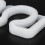 White HOME Pattern Neon Wall Sign Lamp - 35cm, USB/Battery Powered 5