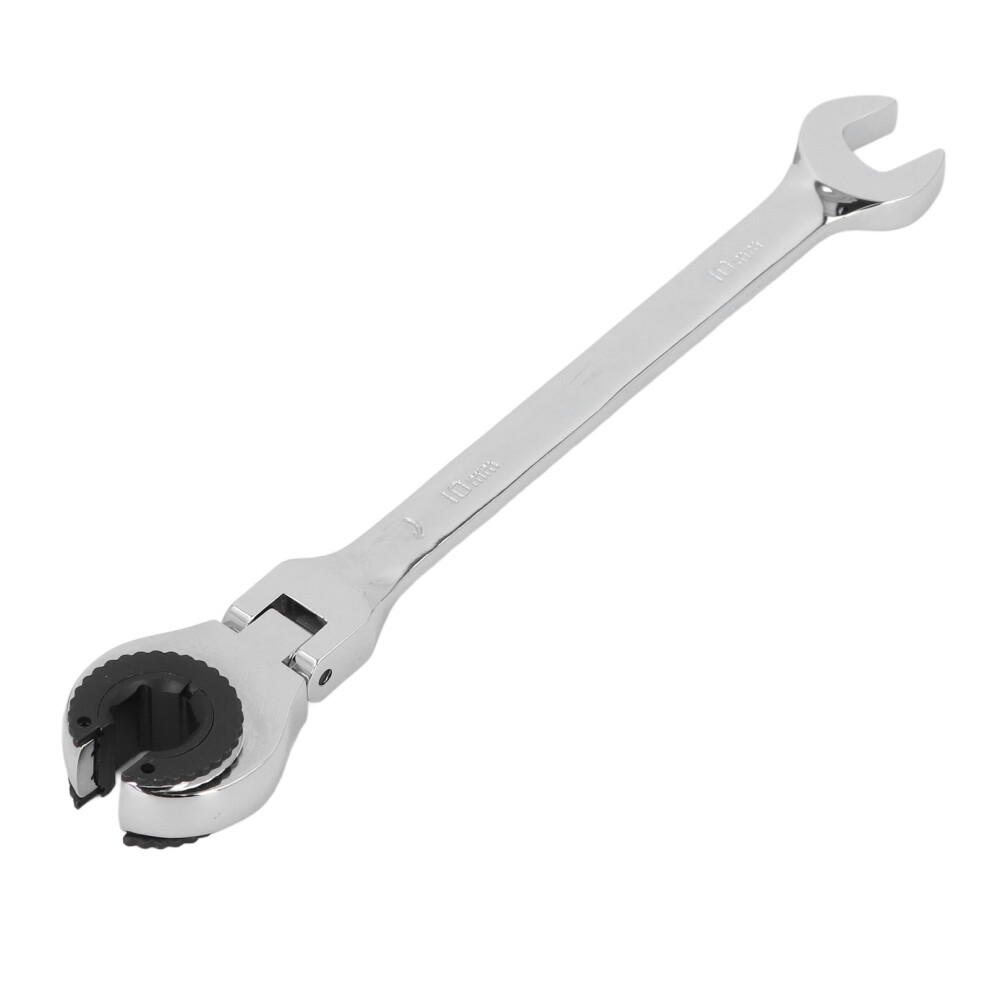 Adjustable Angle Ratcheting Wrench 10Mm 72 Teeth Metric Open Flex Head For Ac 7891391836520