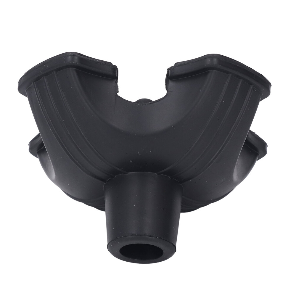 19mm Quad Cane Tip Rubber Anti Slip Shock Absorbing Base for Seniors